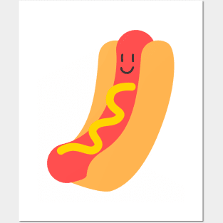 Smilin' Hotdog Posters and Art